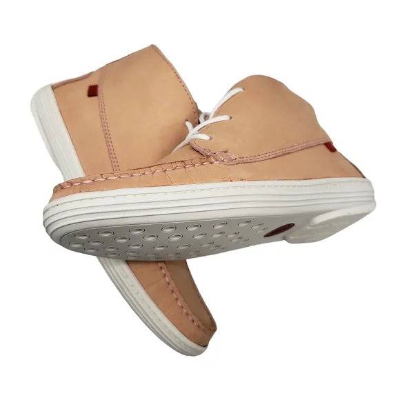 Marc Joseph | NIB West Houston Bootie Blush Nobuck Lace Up Leather Boots 3.5