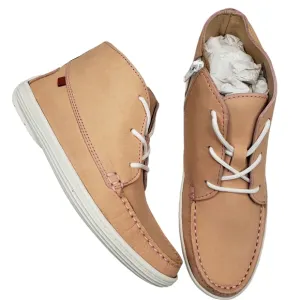 Marc Joseph | NIB West Houston Bootie Blush Nobuck Lace Up Leather Boots 3.5
