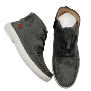 Marc Joseph | NIB West Houston Bootie Graphite Camo Lace Up Leather Boots Boy 11