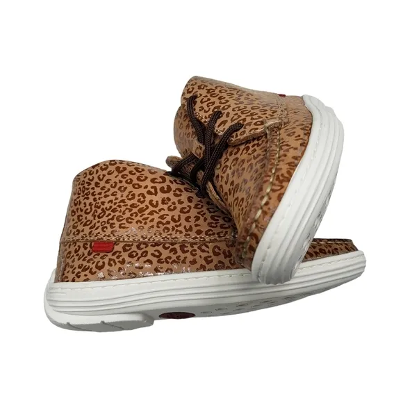 Marc Joseph | NIB West Houston Bootie Leopard Print Lace Up Leather Boots 11