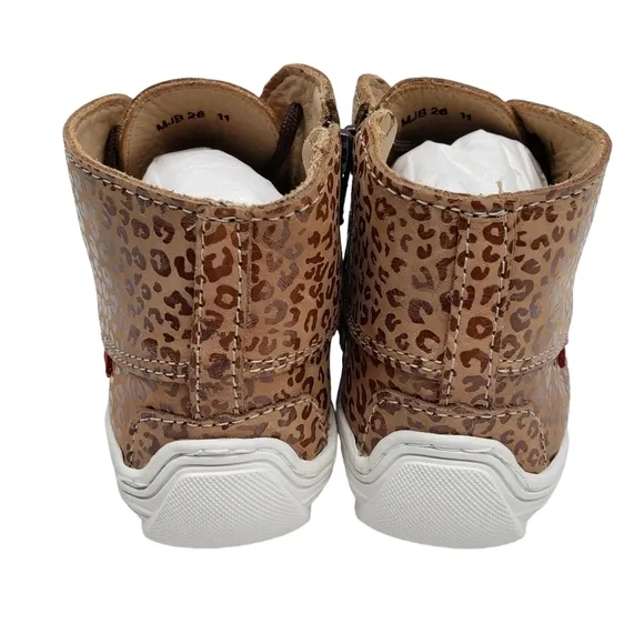 Marc Joseph | NIB West Houston Bootie Leopard Print Lace Up Leather Boots 11