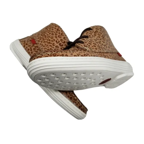 Marc Joseph | NIB West Houston Bootie Leopard Print Lace Up Leather Boots 11