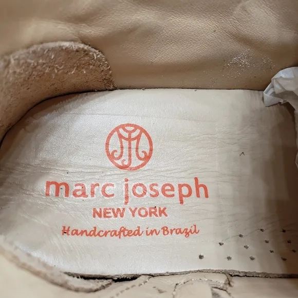 Marc Joseph | NIB West Houston Bootie Leopard Print Lace Up Leather Boots 11