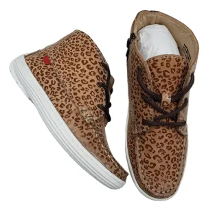 Marc Joseph | NIB West Houston Bootie Leopard Print Lace Up Leather Boots 11
