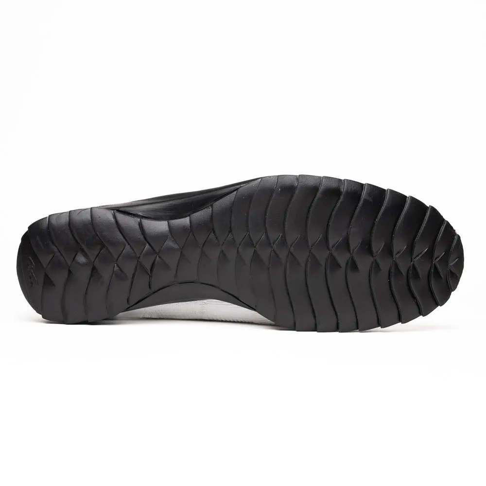Marco Di Milano Bari Patchwork Lizard Sneakers in White
