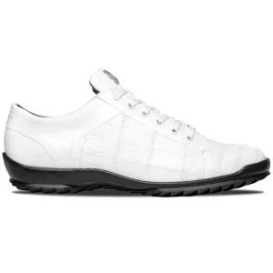 Marco Di Milano Bari Patchwork Lizard Sneakers in White
