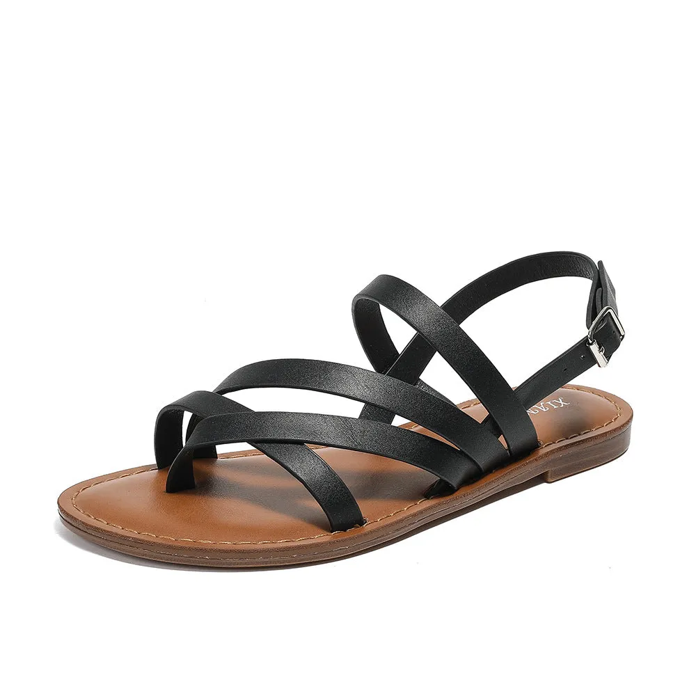 Match Strap Strappy Sandals