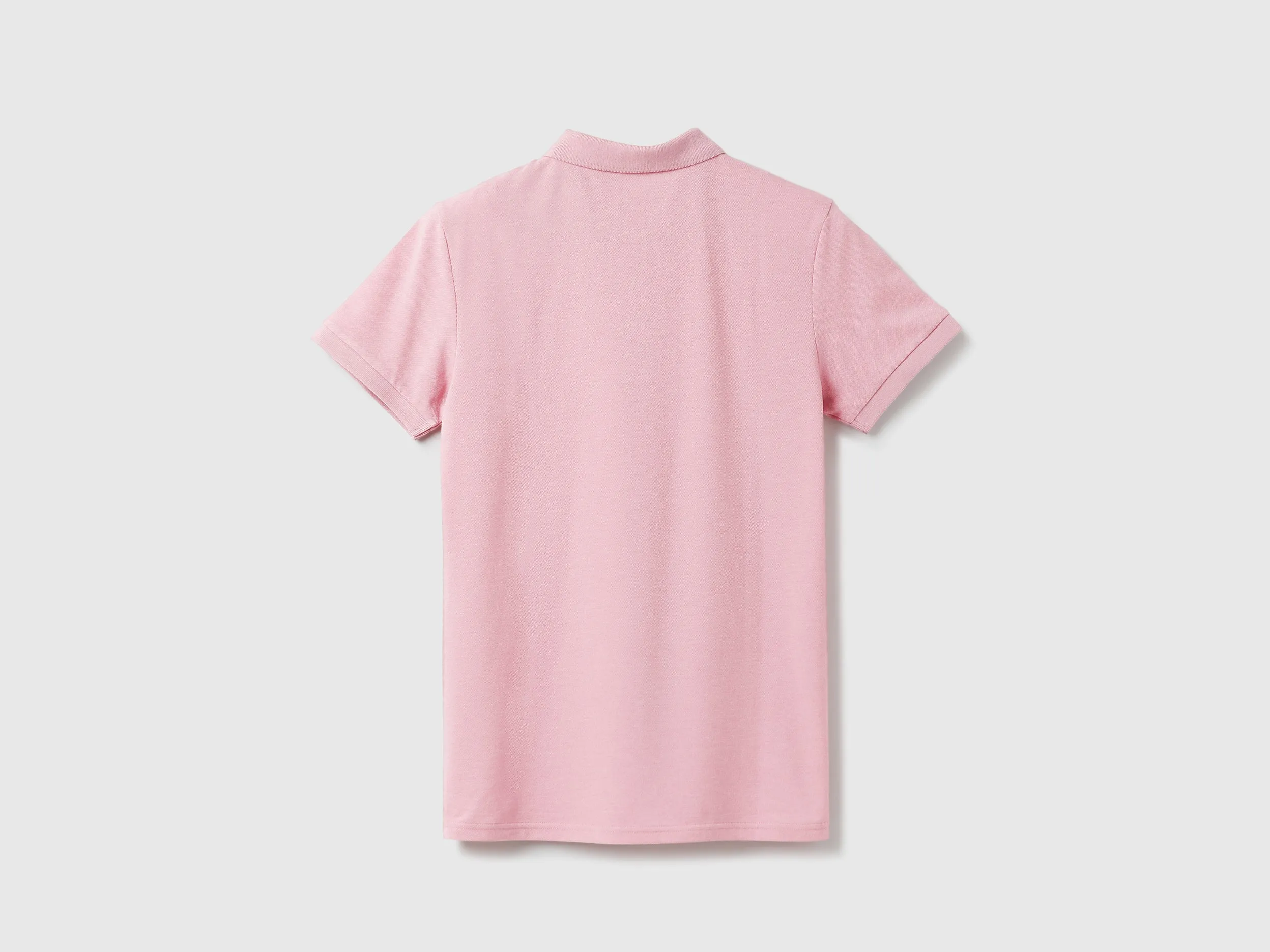 Men Textured Polo Collar T-shirt