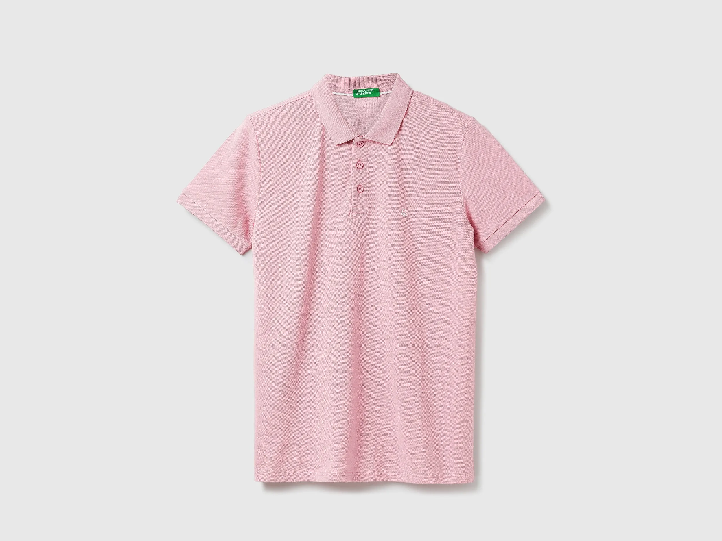 Men Textured Polo Collar T-shirt