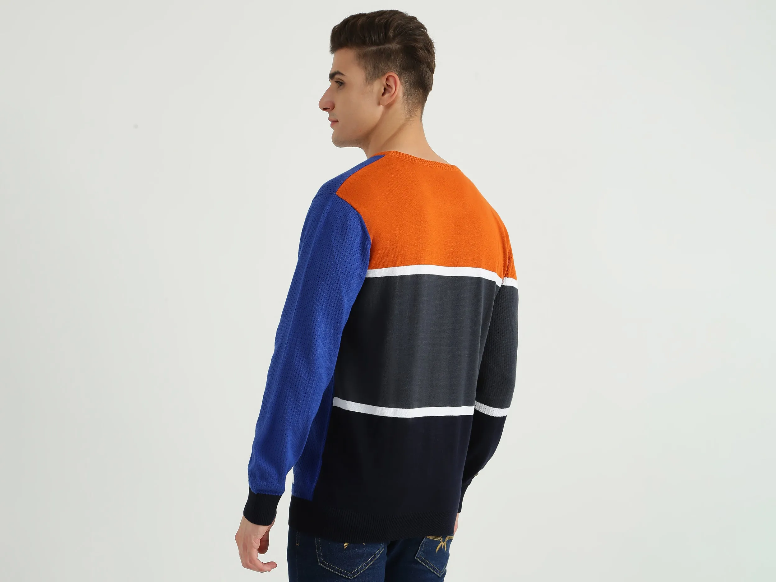 Mens Colourblocked Sweatshirt