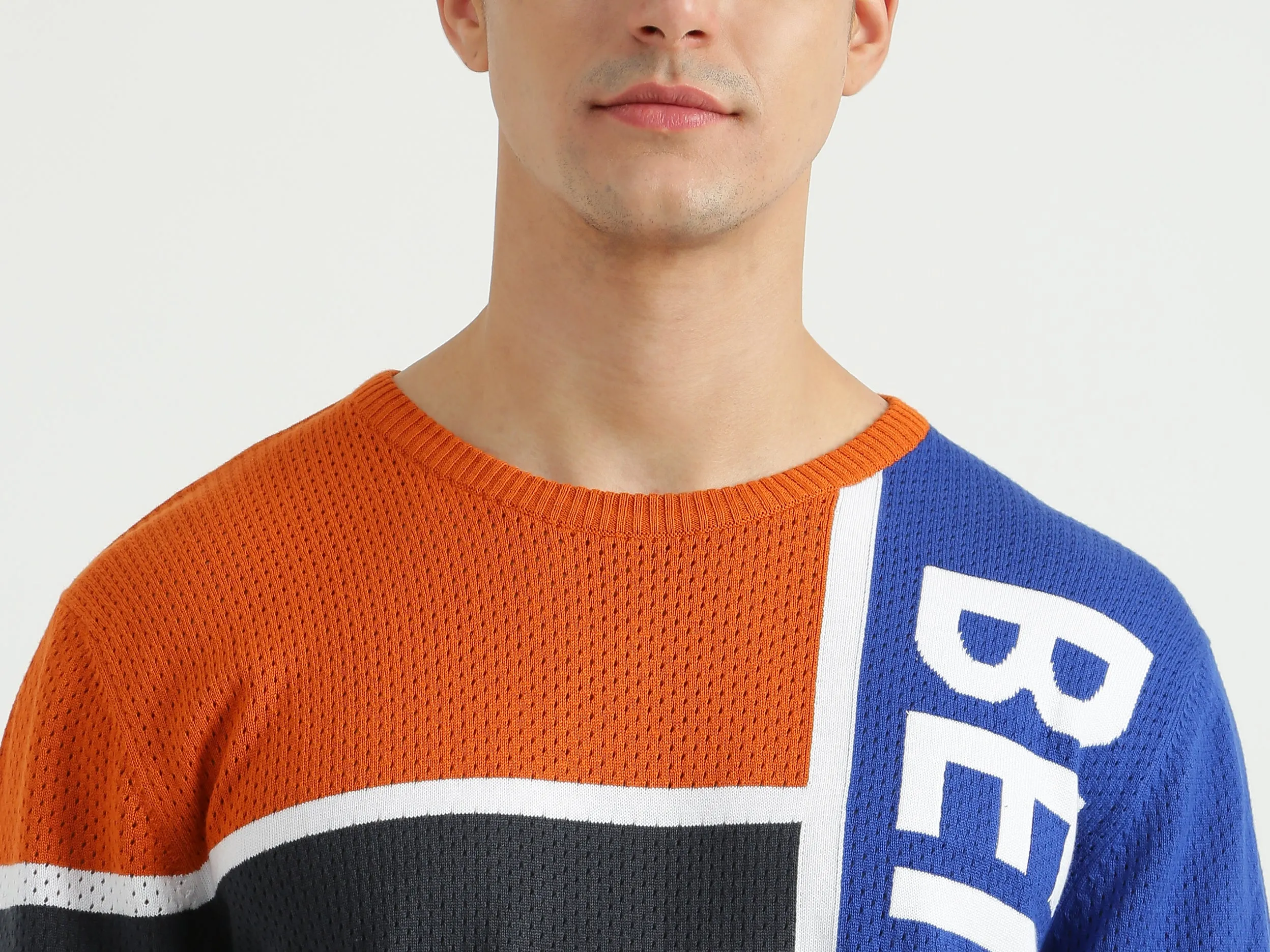 Mens Colourblocked Sweatshirt