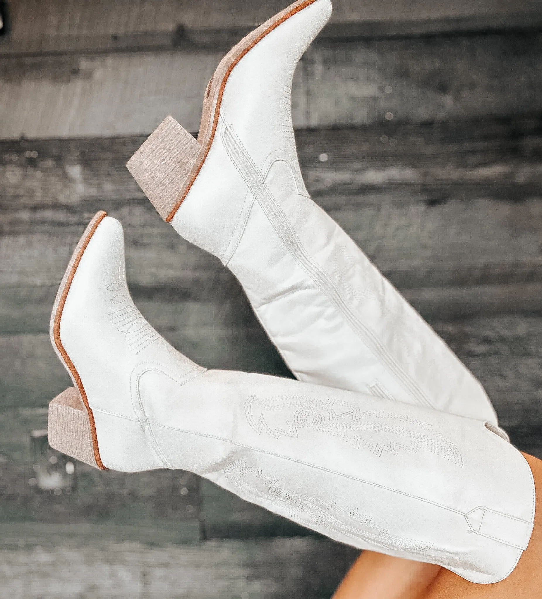 Nashville Night Out White Cowgirl Boots