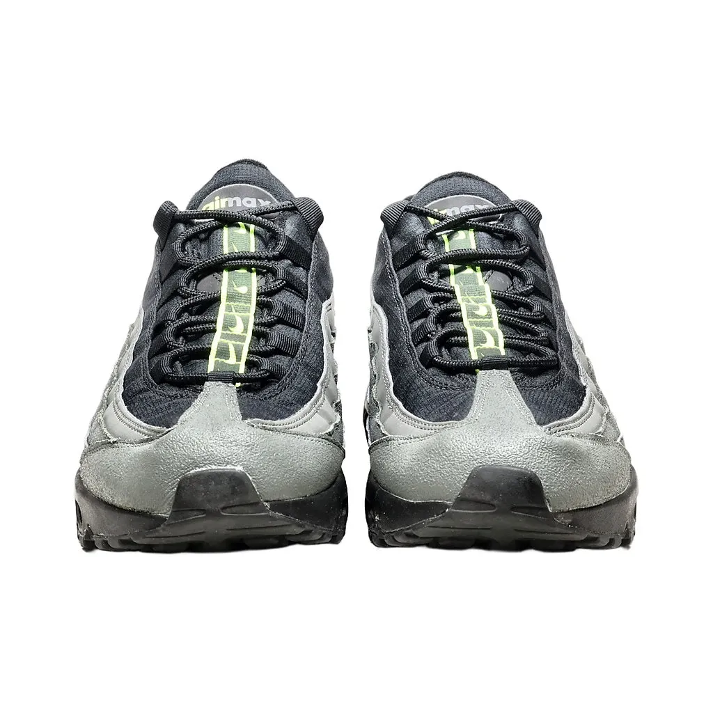Nike Air Max 95 Sport Shoes Fabric Grey Color For Men