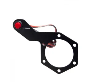 NRG WSS-100BK Extended Kit Black Steering Single Switch