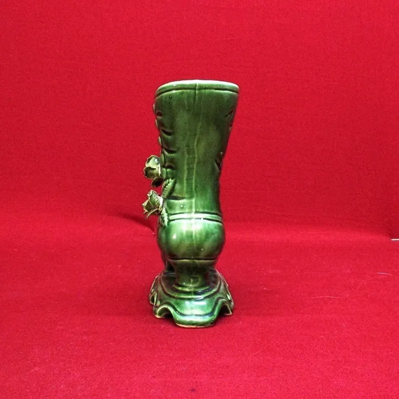 Old Victorian High Top Boot Vase
