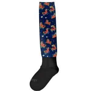 Ovation Ladies PerformerZ Boot Sock-Paisley Llamas