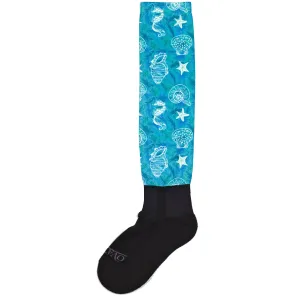 Ovation Ladies PerformerZ Boot Sock-Seascape