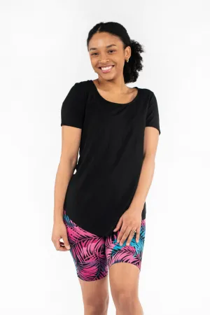 Palm Party Biker Shorts