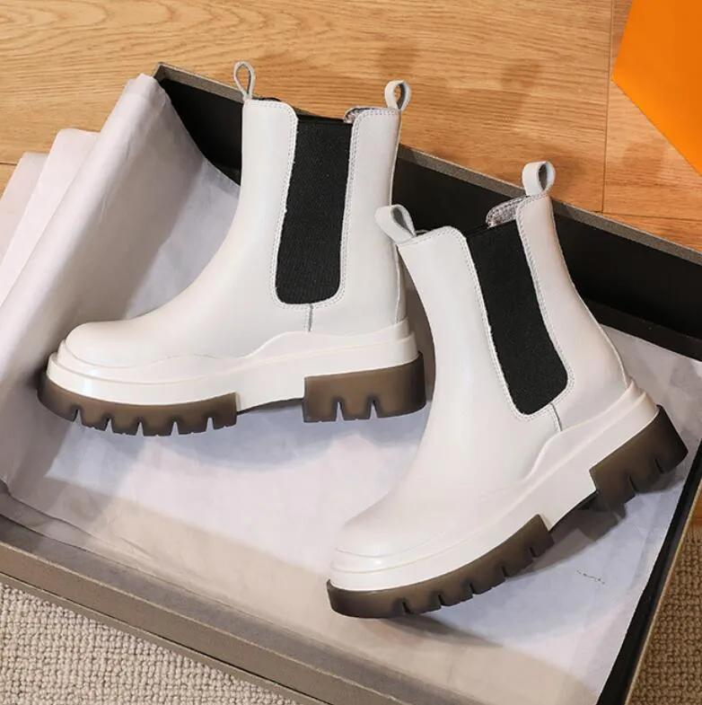 Petite Thicksole Slip On Short Boots GS228