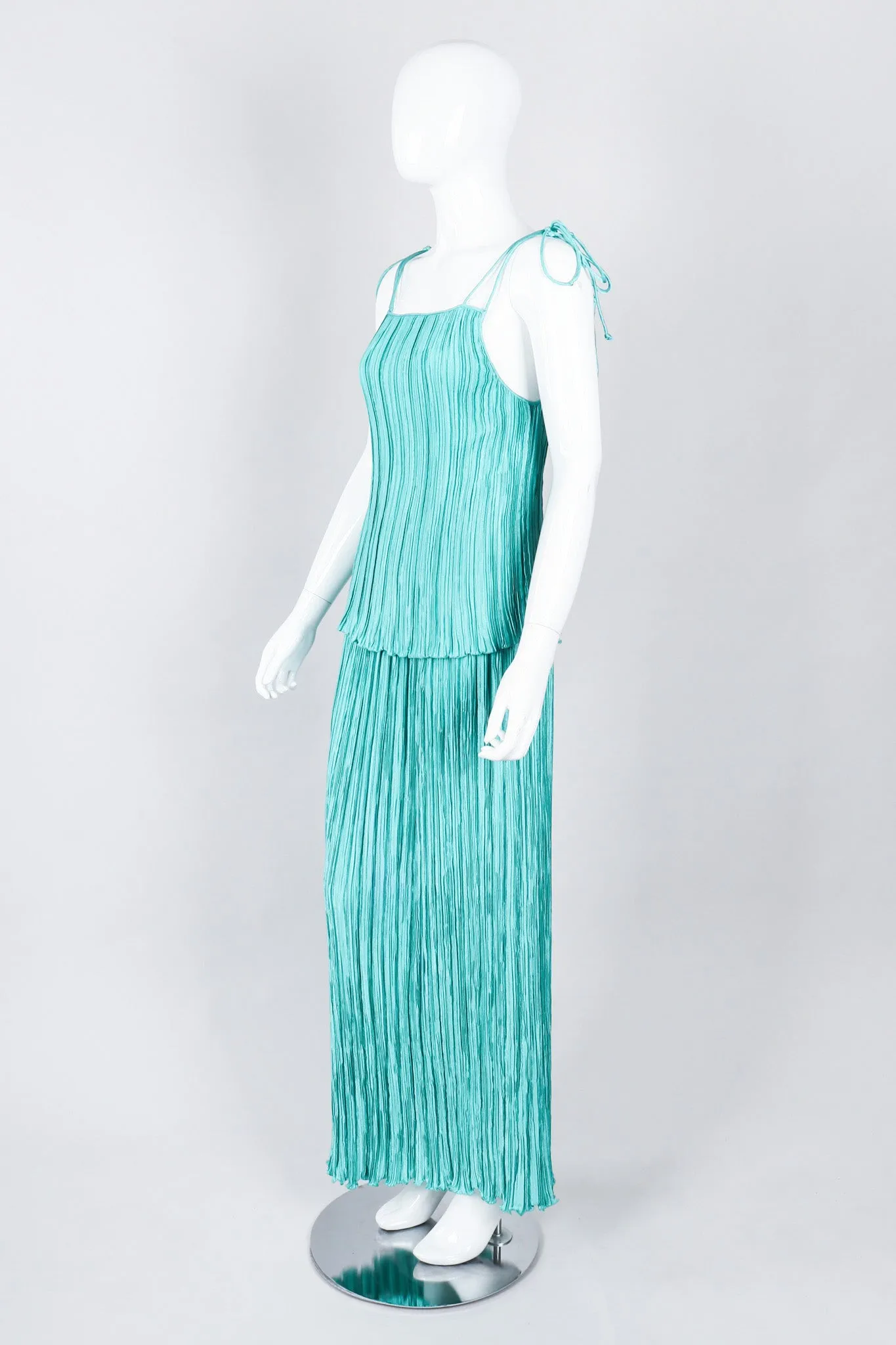 Pleated Tank & Skirt Set