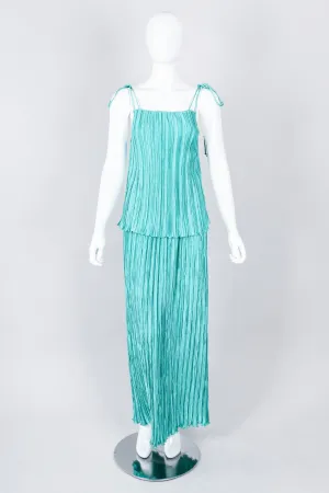 Pleated Tank & Skirt Set