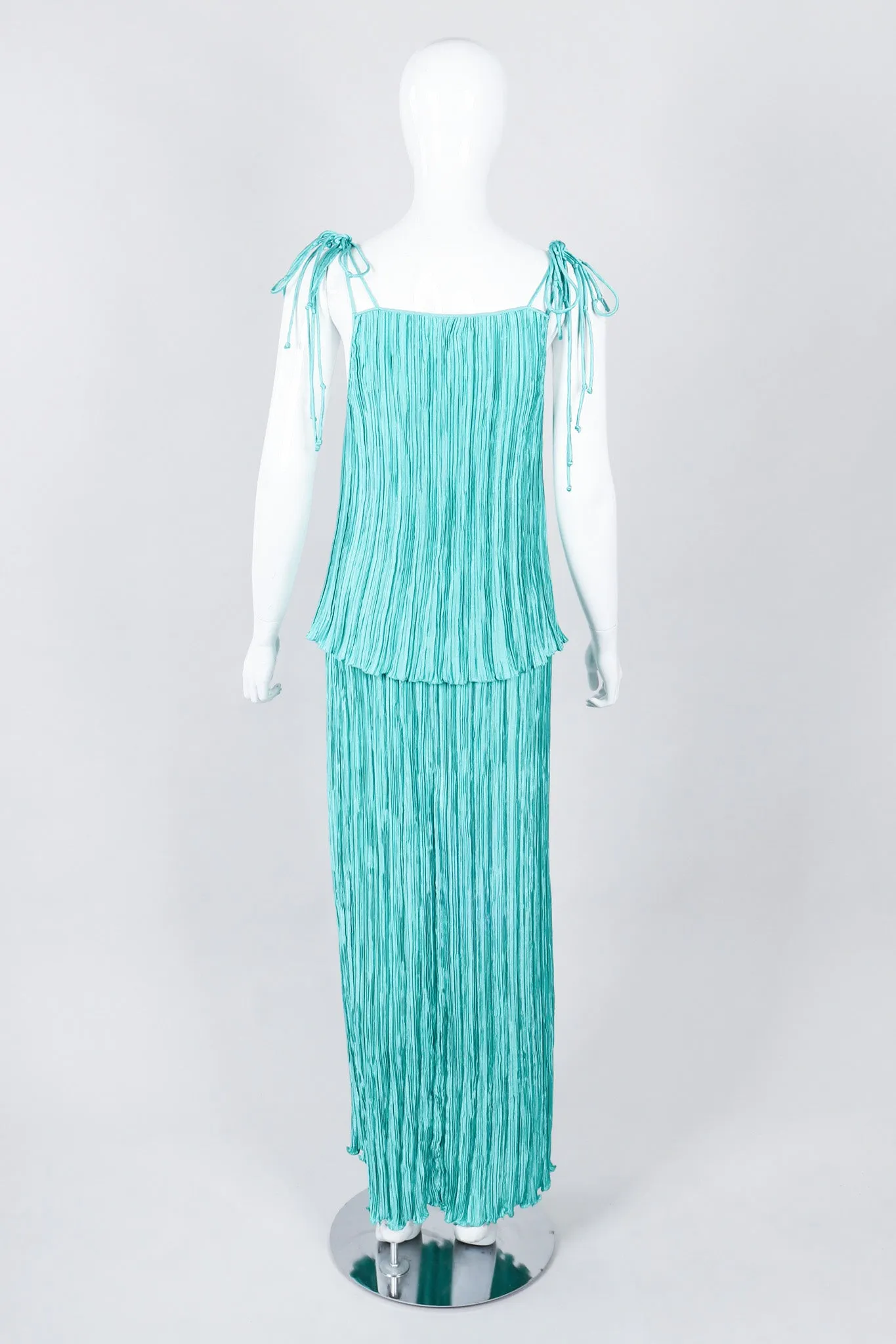 Pleated Tank & Skirt Set