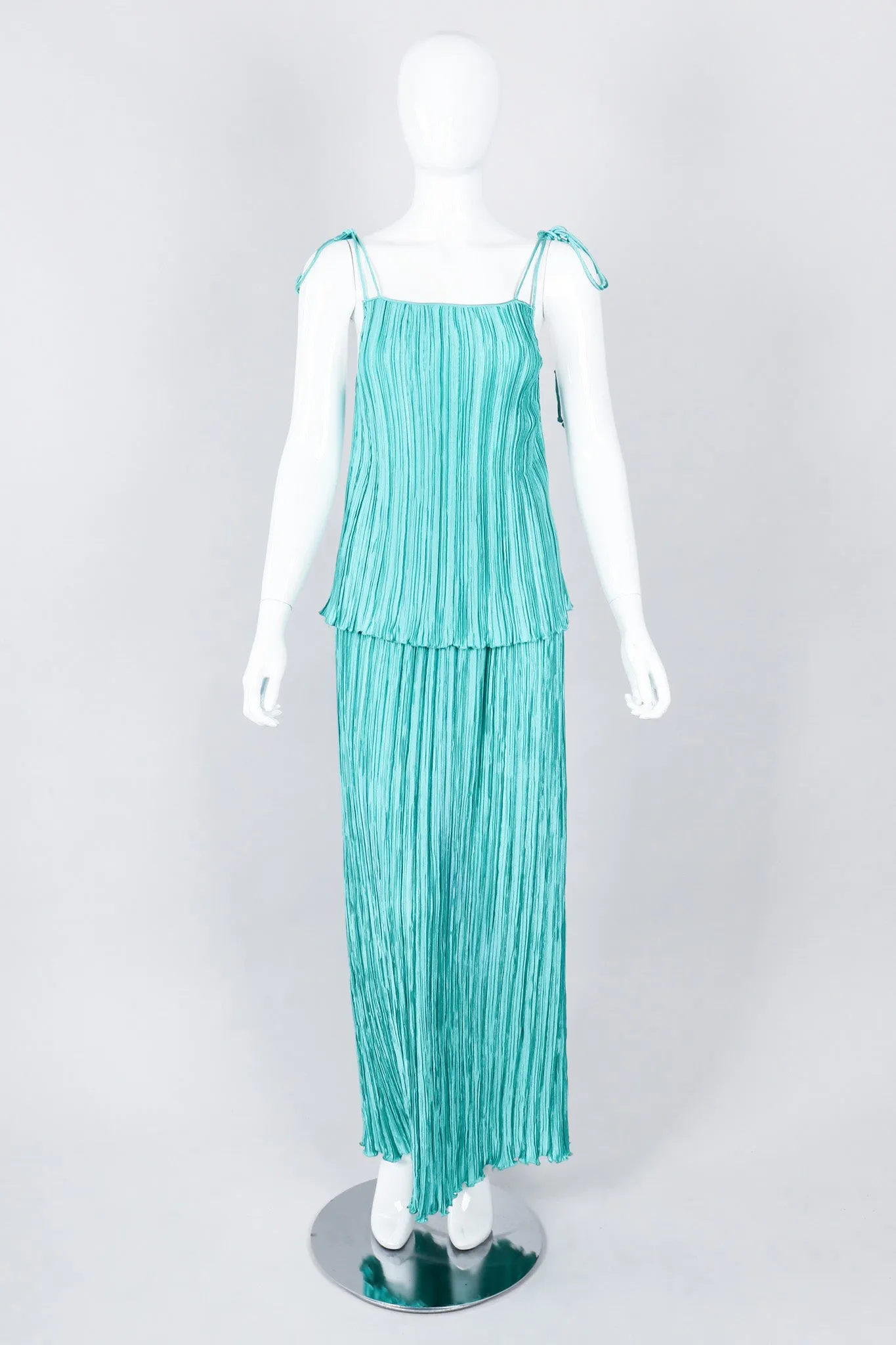 Pleated Tank & Skirt Set