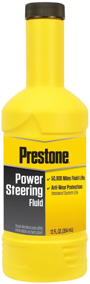 Prestone Universal Power Steering Fluid, 12 fl oz
