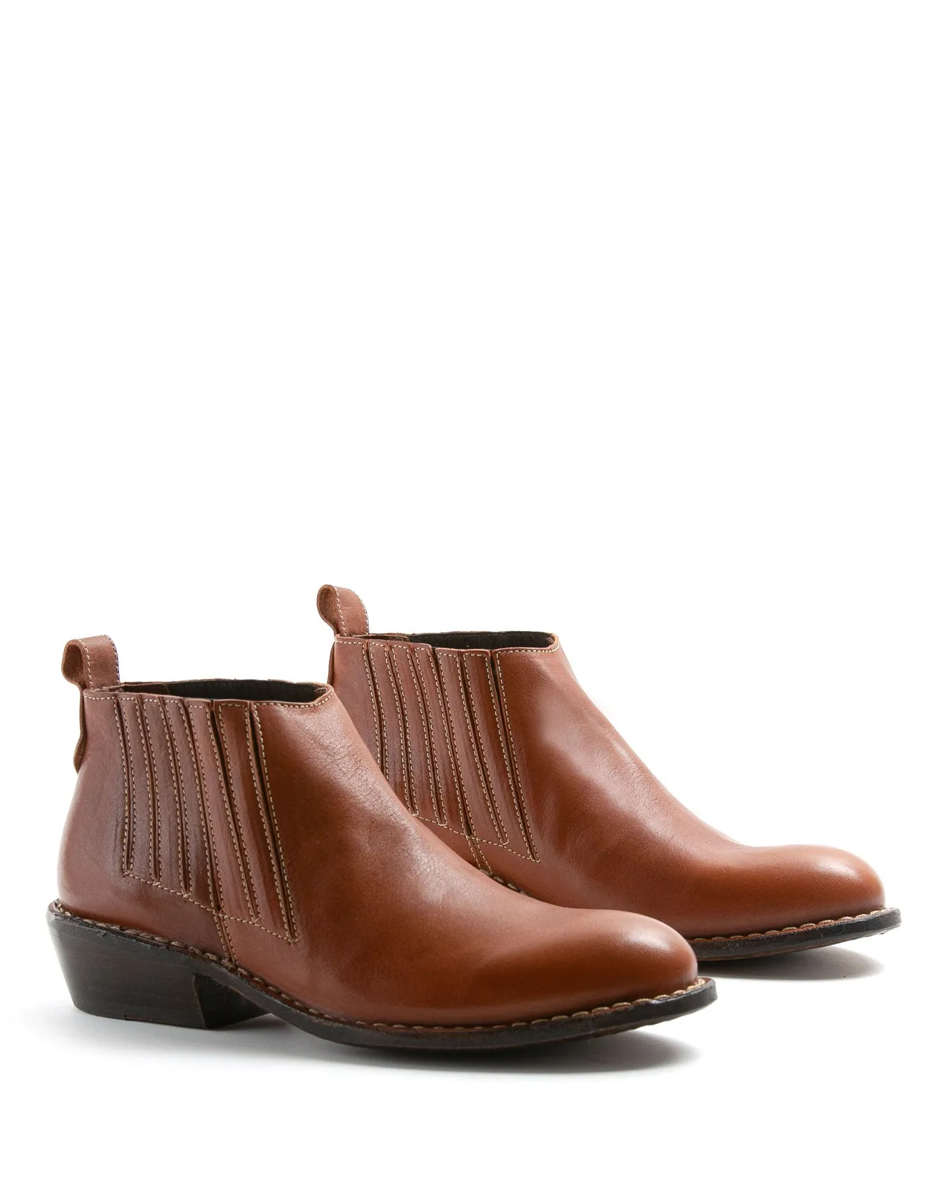 RAY Brown Leathet Boots