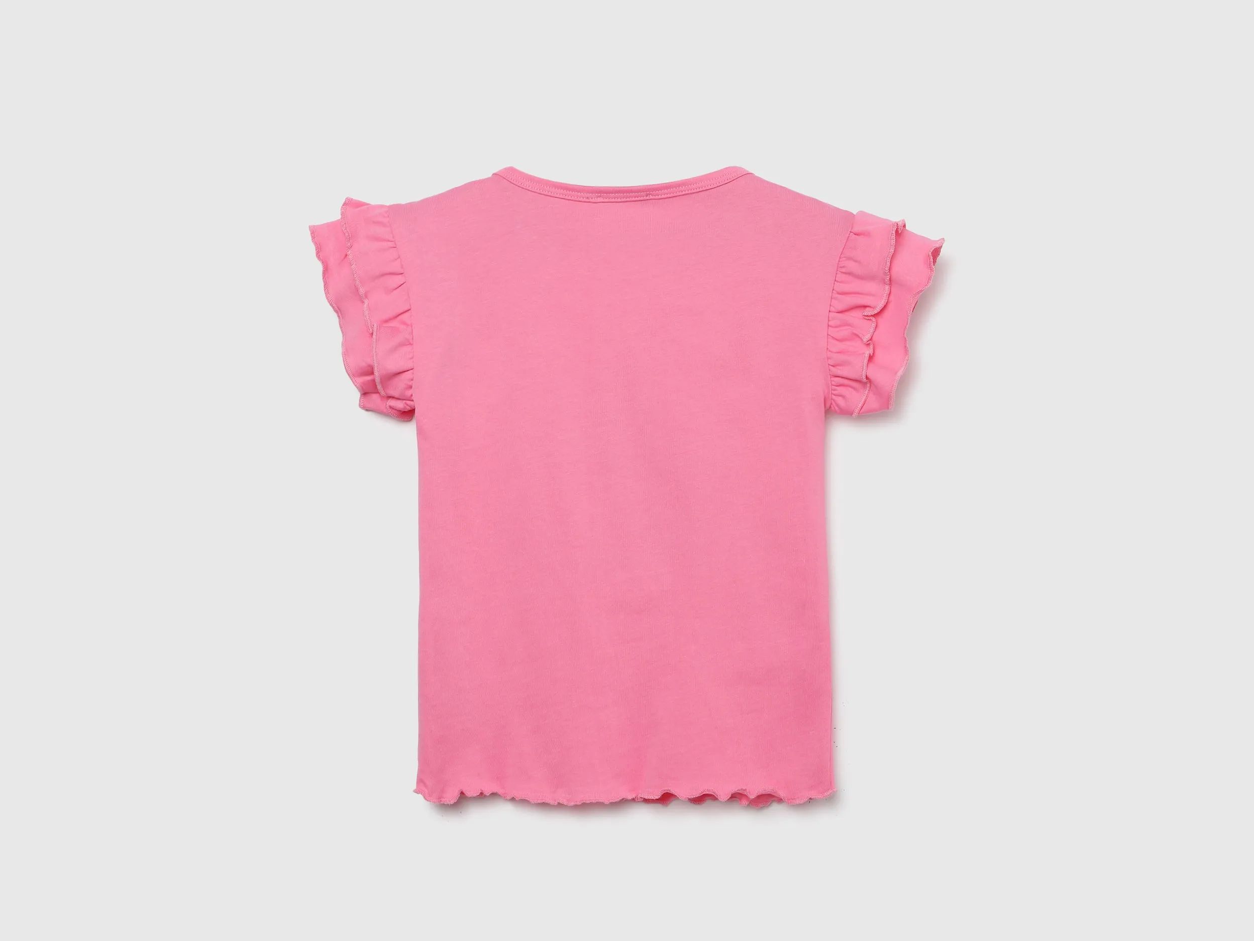 Regular-Fit Crew Neck Printed Top