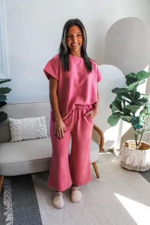 Relax & Reset Pant • Rose Pink