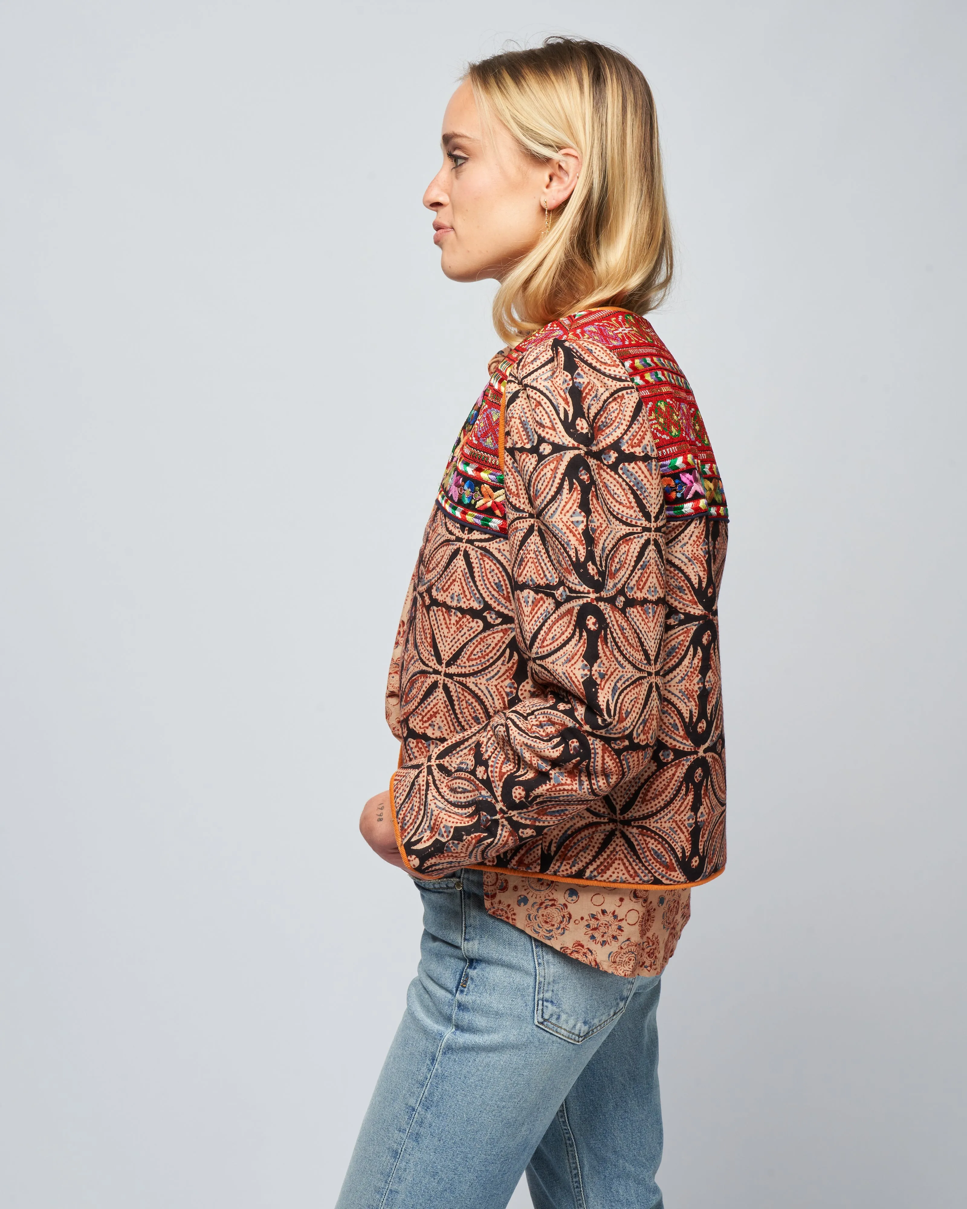 rina pinwheel jacket - multi pinwheel