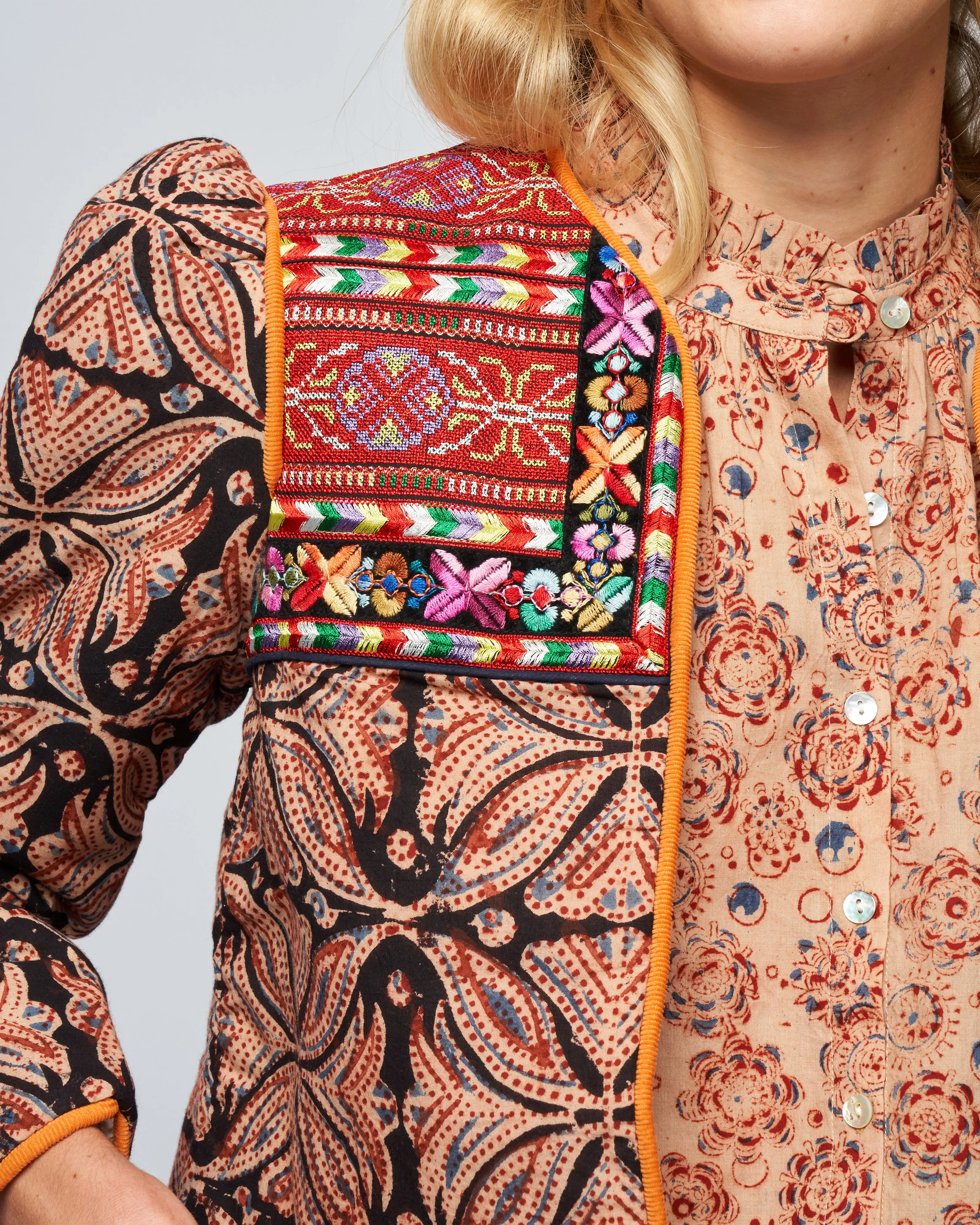 rina pinwheel jacket - multi pinwheel