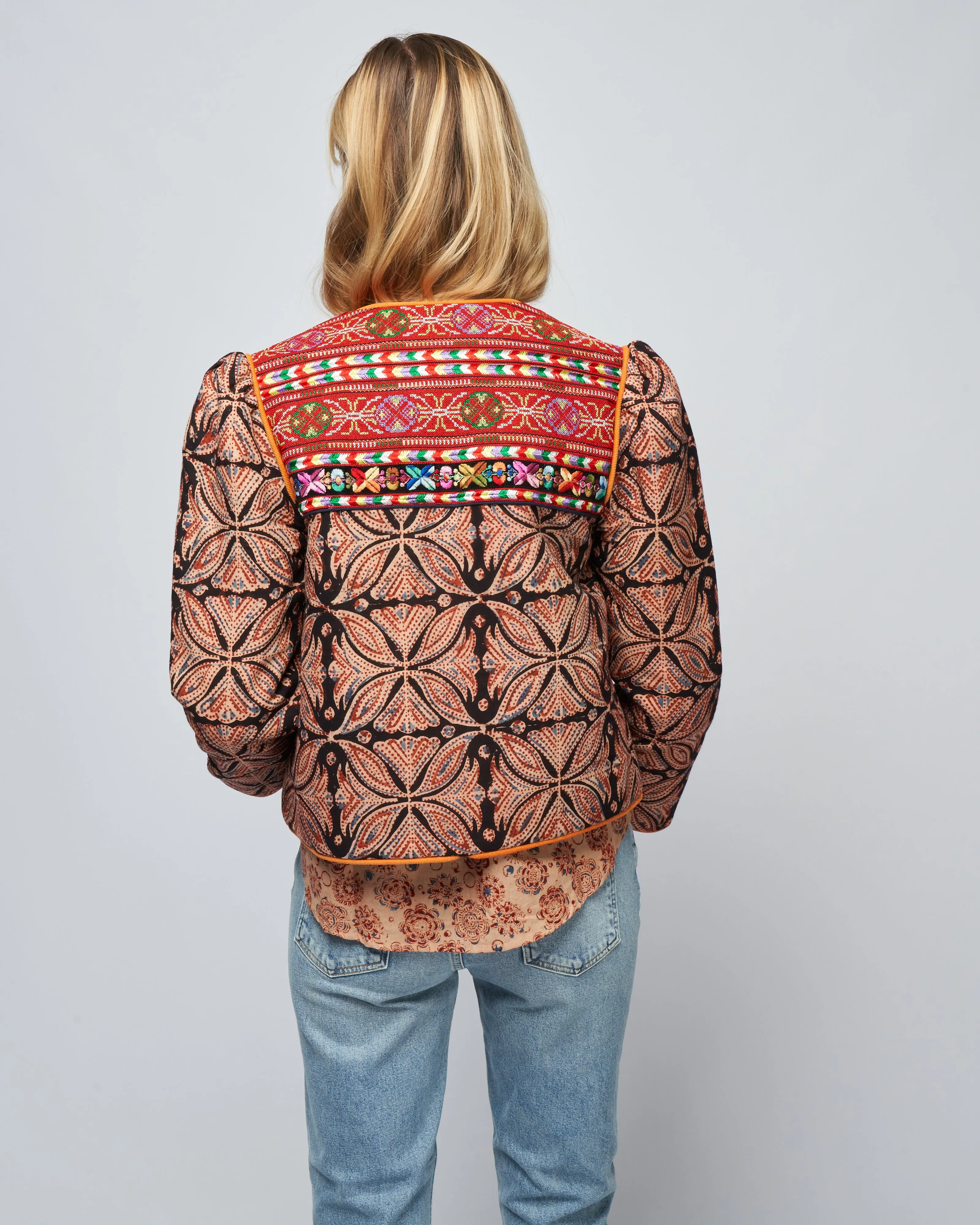 rina pinwheel jacket - multi pinwheel