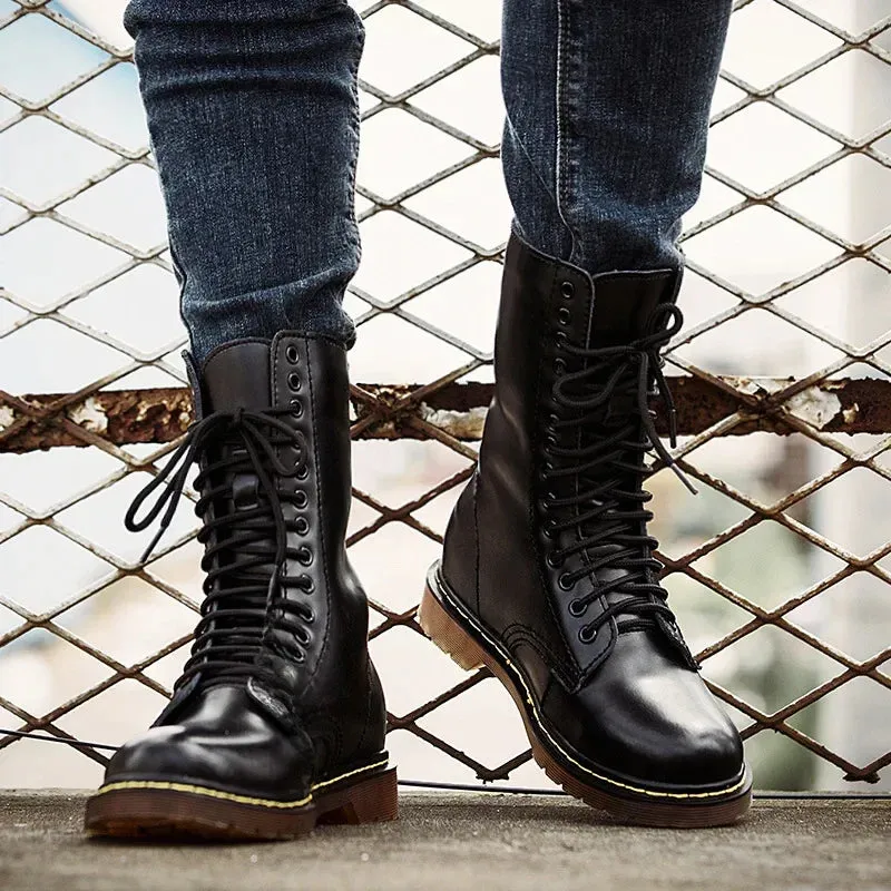 Rustic Ironhide All-Season Leather Boots