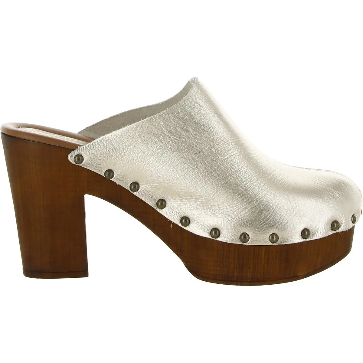 Seychelles Womens Go All Out Leather Slip On Clogs
