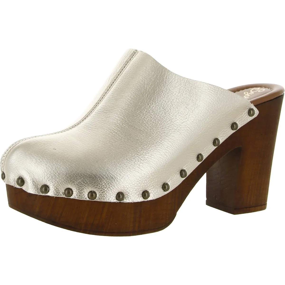 Seychelles Womens Go All Out Leather Slip On Clogs