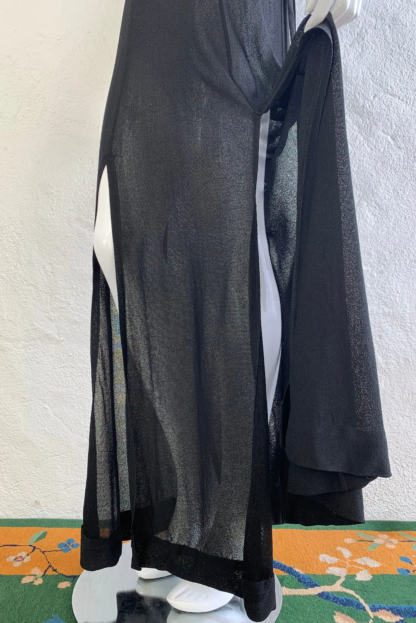 Sheer Belted Slip Dress