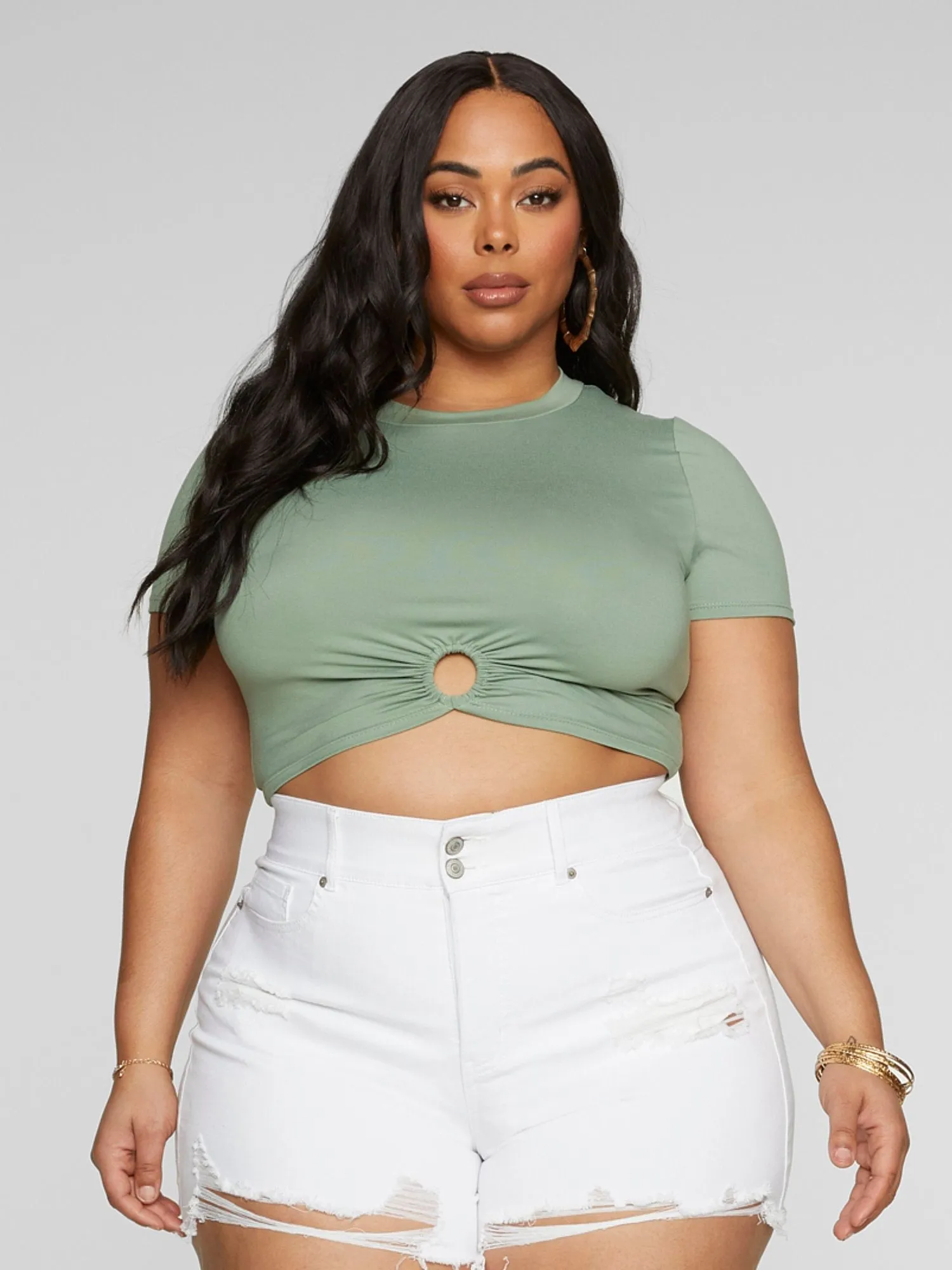 Shonda O-Ring Detail Top