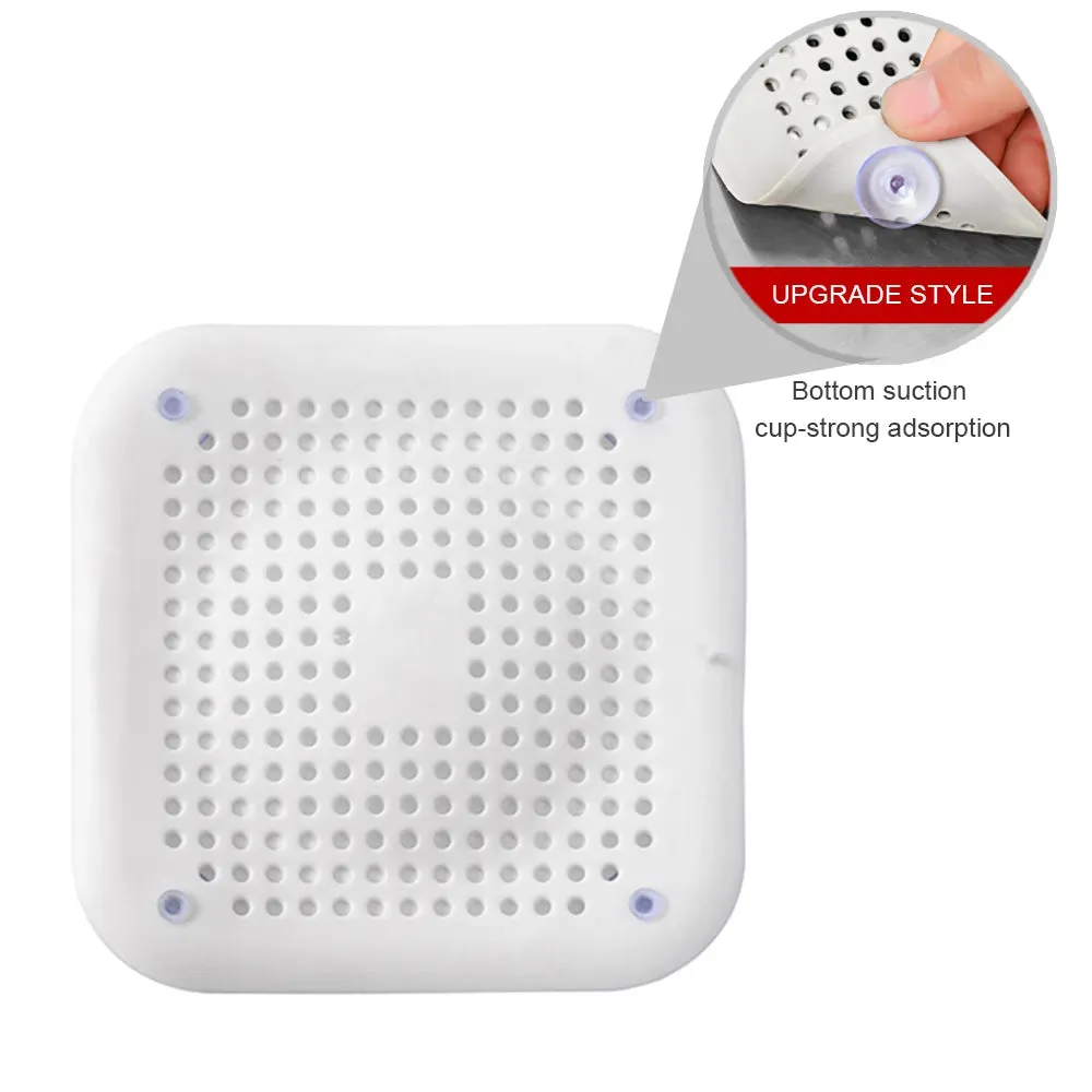Silicone Drain Filter Sink Anti-Clogging Strainer Bathroom Hair Filter Sink Shower Kitchen Sink Filter Cover Floor Drain Strainer Stopper Silicone Deodorant Plug