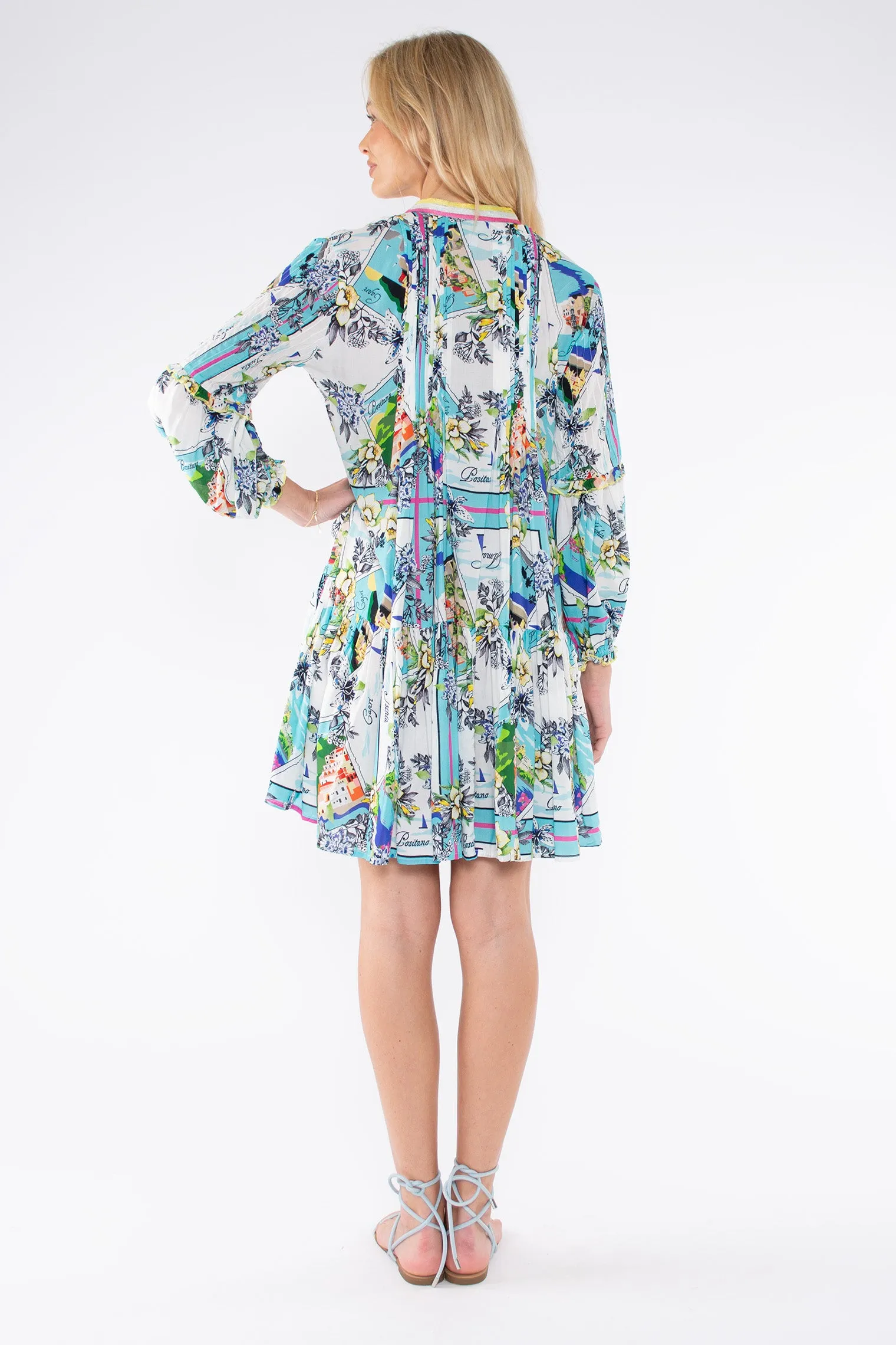 SINATRA DRESS - BLUE GROTTO