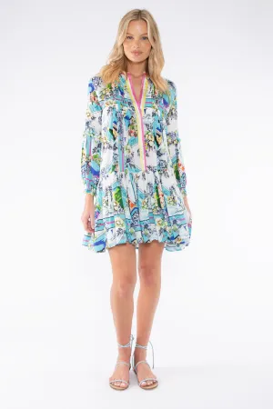 SINATRA DRESS - BLUE GROTTO