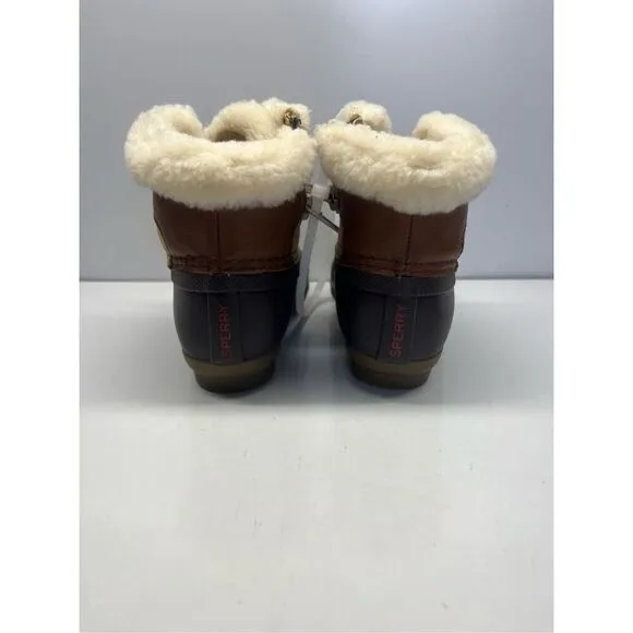 Sperry Little Kids Alpine Saltwater Medium Beige Duck Boots STL165273 Size 8M