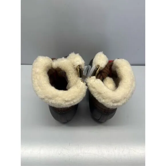 Sperry Little Kids Alpine Saltwater Medium Beige Duck Boots STL165273 Size 8M