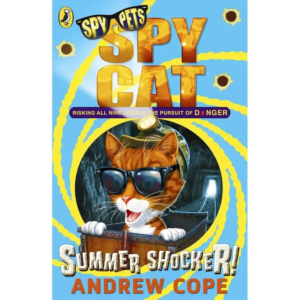 Spy Pets Spy Cat Series by Andrew Cope 3 Books Collection Set