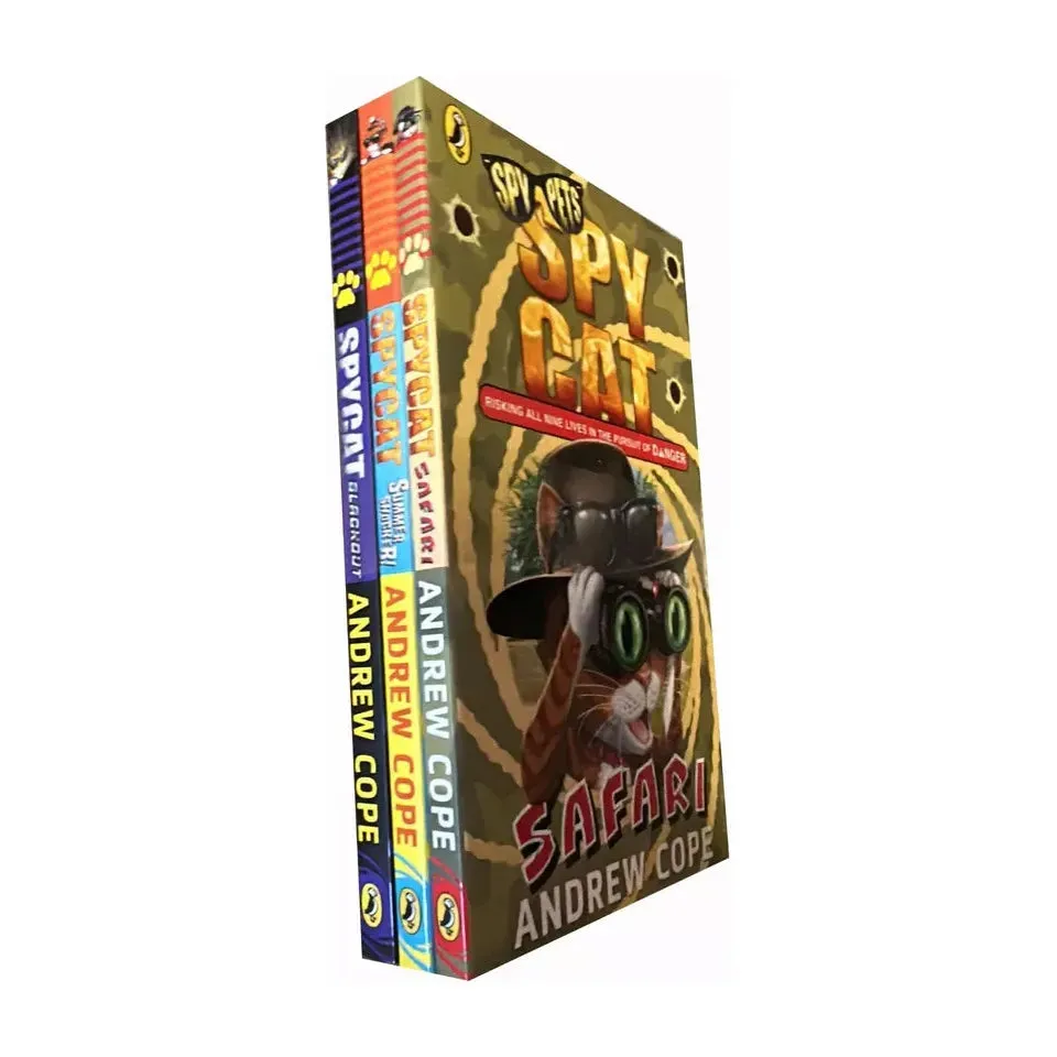 Spy Pets Spy Cat Series by Andrew Cope 3 Books Collection Set