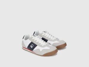 Suede Color Block Sneakers
