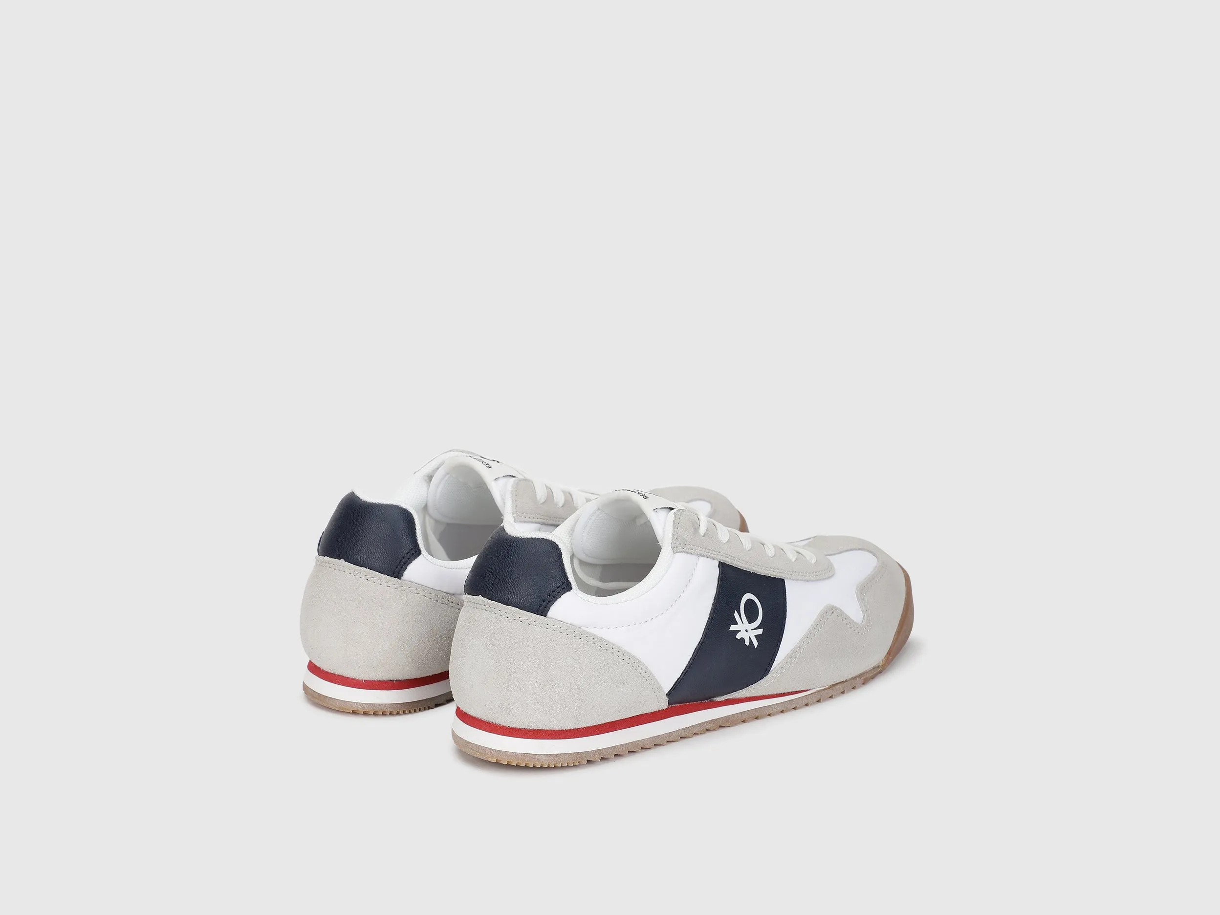 Suede Color Block Sneakers