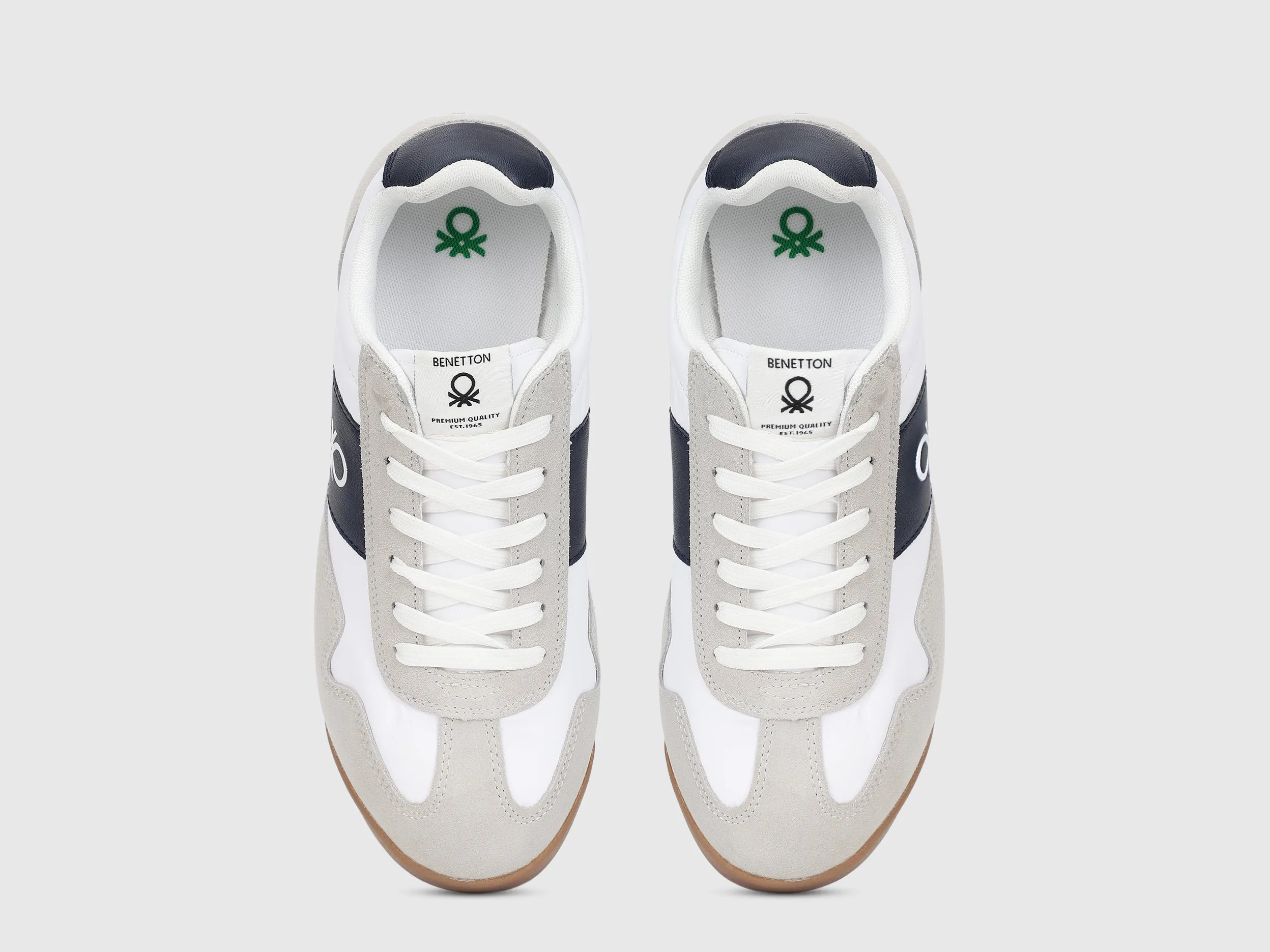 Suede Color Block Sneakers