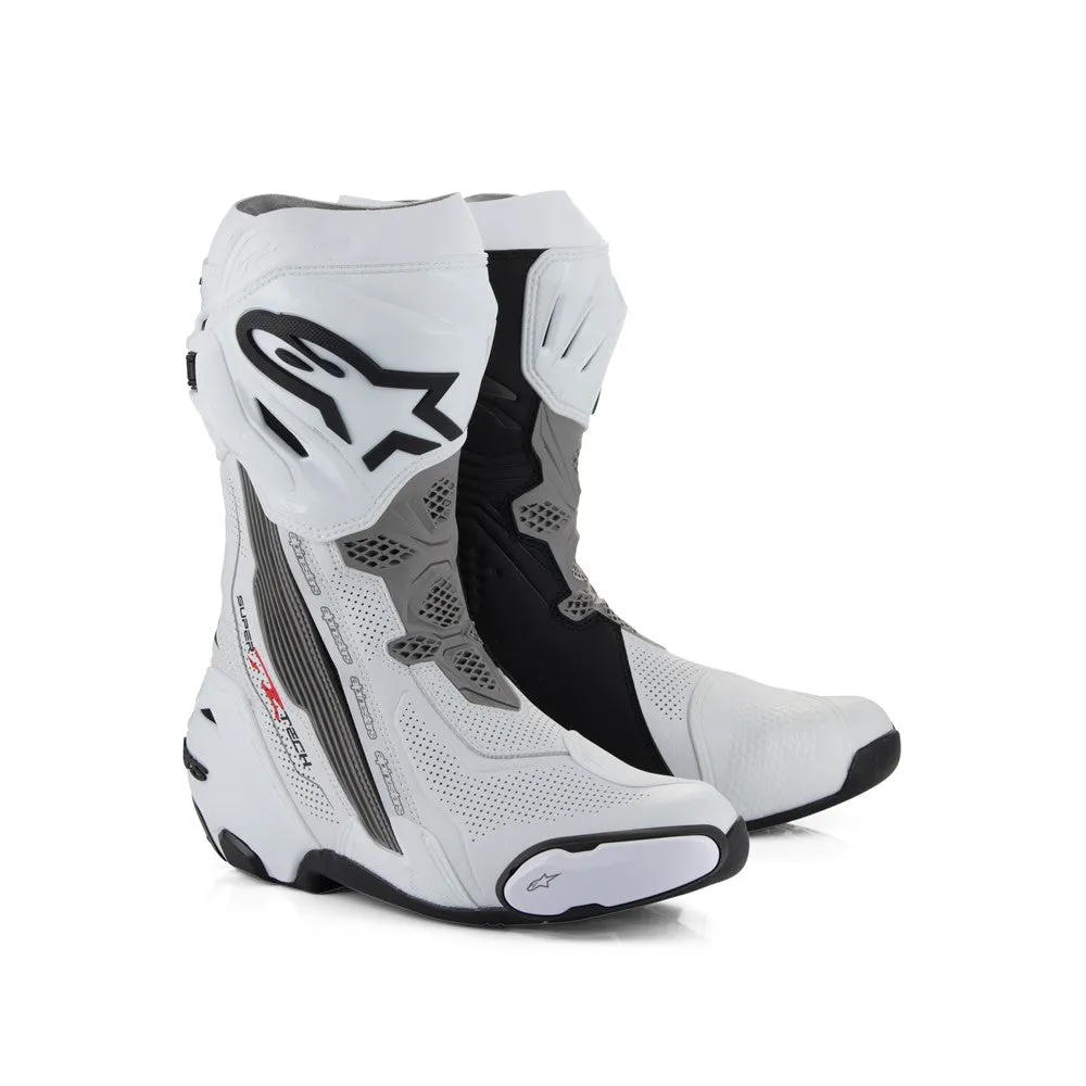 Supertech R Vented Boots White/Mid Gray/Black 42